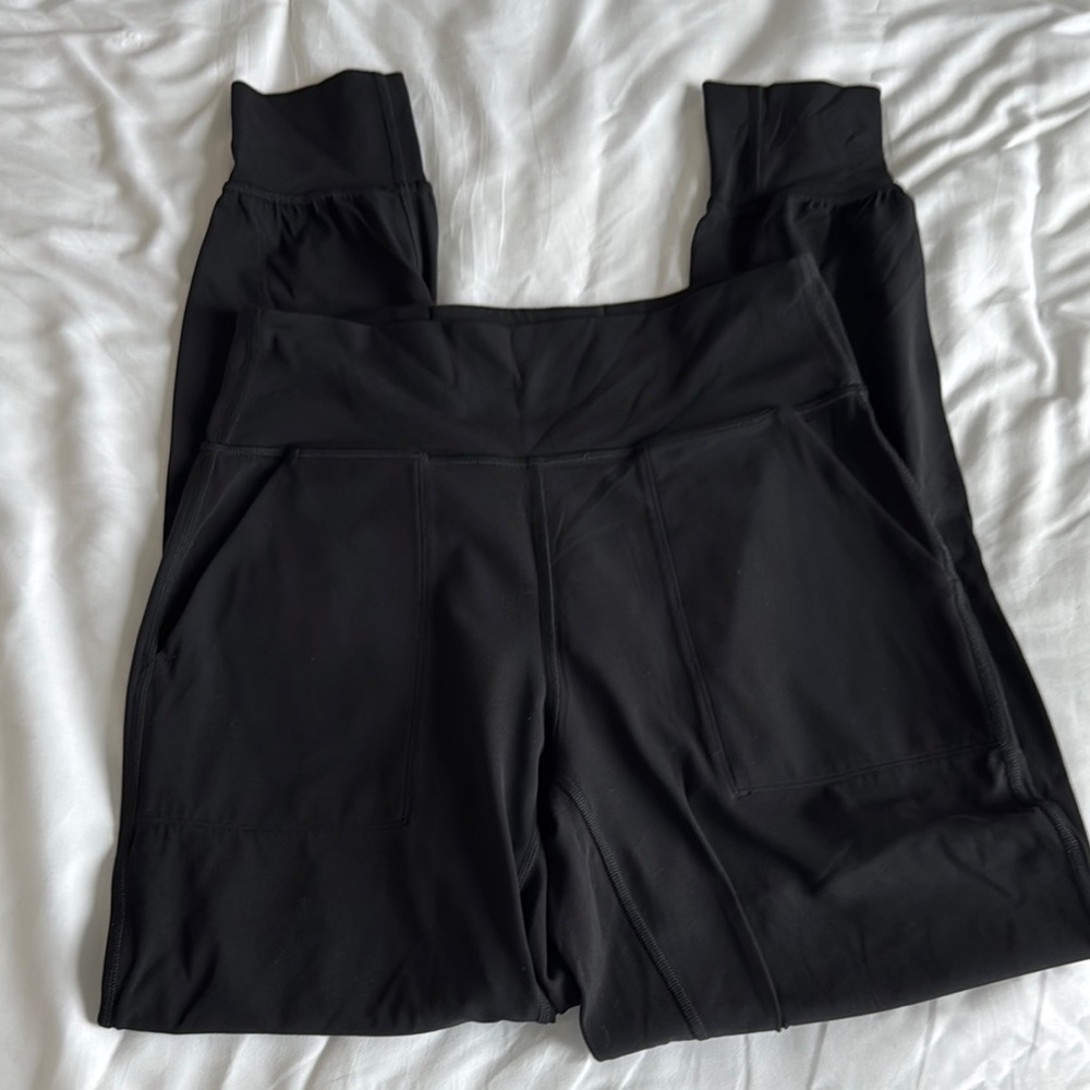 Lululemon Athletica Black High-Waisted Joggers